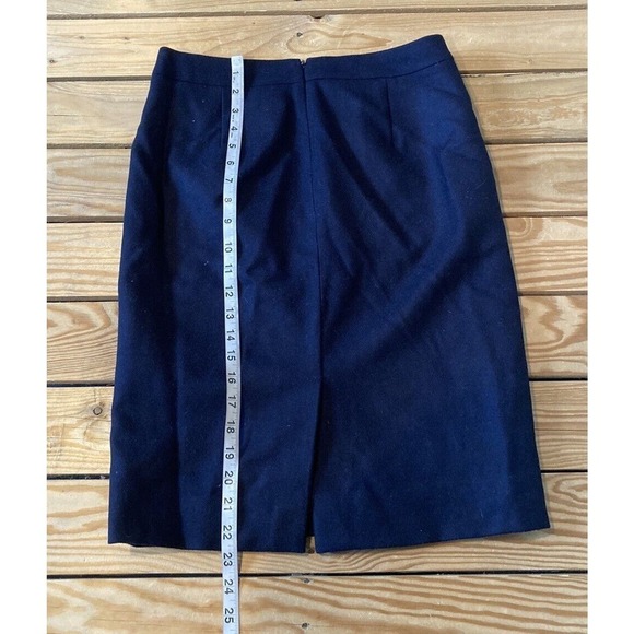 J Crew No. 2 Pencil Skirt Size 2 Women’s Navy - Picture 6 of 7